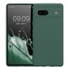 Kwmobile калъф за Google Pixel 7a, зелен, силиконов, KWM000019YF029C
