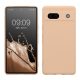 Kwmobile калъф за Google Pixel 7a, кремав, силиконов, KWM000019YF030C