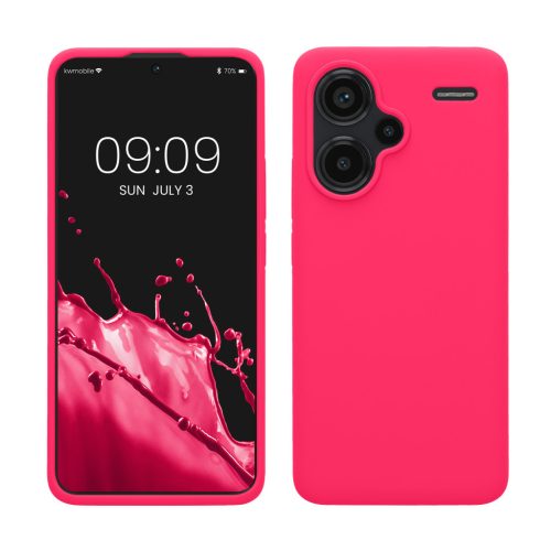 Kwmobile калъф за Xiaomi Redmi Note 13 Pro Plus 5G, розов, силиконов, KWM000020KH006C