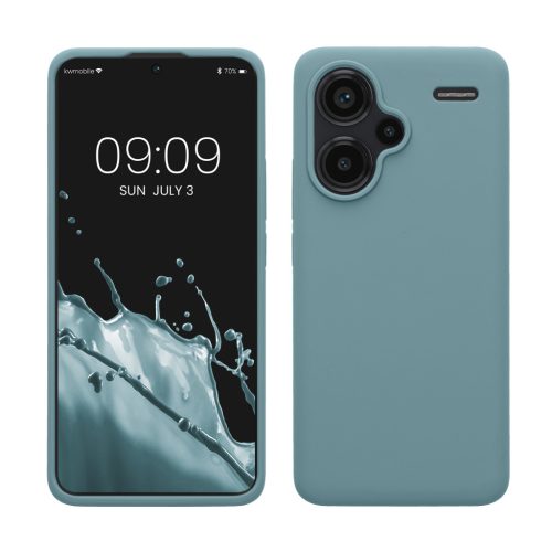 Kwmobile калъф за Xiaomi Redmi Note 13 Pro Plus 5G, зелен, силиконов, KWM000020KH007C