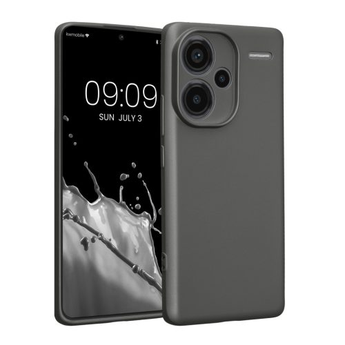Kwmobile калъф за Xiaomi Redmi Note 13 Pro Plus 5G, сив, силиконов, KWM000020OL001C