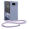 Kwmobile калъф с връзка за връзка за Google Pixel 8, син, силиконов, KWM0000208T006C