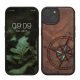 Kwmobile калъф за Apple iPhone 15, кафяв, дърво/силикон, KWM000020EG002C