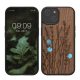 Kwmobile калъф за Apple iPhone 15, кафяв, дърво/силикон, KWM000020EG003C