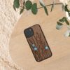 Kwmobile калъф за Apple iPhone 15, кафяв, дърво/силикон, KWM000020EG003C