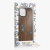 Kwmobile калъф за Apple iPhone 15, кафяв, дърво/силикон, KWM000020EG003C