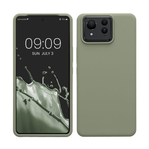Kwmobile калъф за Asus Zenfone 11 Ultra, светло зелен, силиконов, KWM000022SF002C