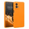 Kwmobile калъф за Motorola Moto G73, оранжев, силиконов, KWM000018HA006C