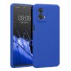 Kwmobile калъф за Motorola Moto G73, син, силиконов, KWM000018HA007C