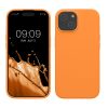 Kwmobile калъф за Apple iPhone 15, оранжев, силиконов, KWM000020CA007C