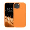 Kwmobile калъф за Apple iPhone 15, оранжев, силиконов, KWM000020CA007C