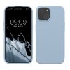Kwmobile калъф за Apple iPhone 15, светло син, силиконов, KWM000020CA008C