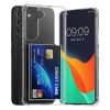 Kwmobile калъф с гнездо за карта за Samsung Galaxy S22 Plus, прозрачен, поликарбонат, KWM000021RT001C