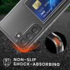 Kwmobile калъф с гнездо за карта за Samsung Galaxy S22 Plus, прозрачен, поликарбонат, KWM000021RT001C