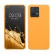 Kwmobile калъф за Motorola Moto G84, оранжев, силиконов, KWM000022NO008C