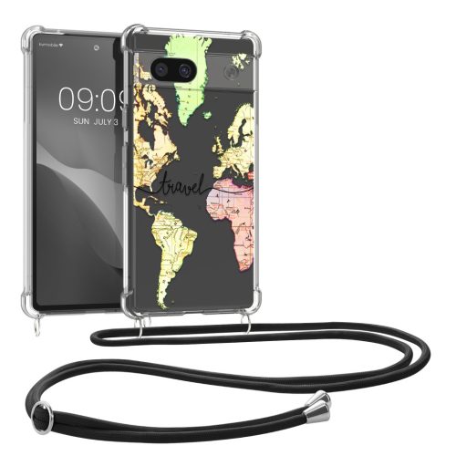 Kwmobile калъф с връзка за връзка за Google Pixel 7a, многоцветен, силиконов, KWM000019YL004C