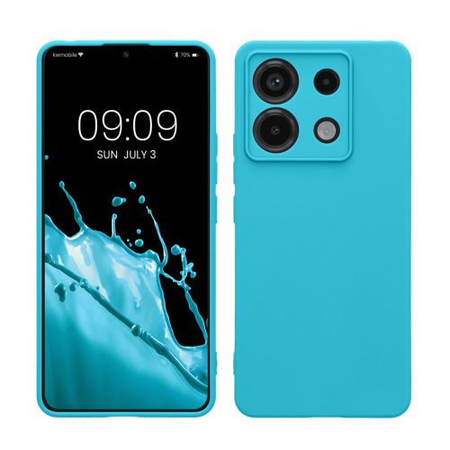 Kwmobile калъф за Xiaomi Redmi Note 13 Pro 5G, светло син, силиконов, KWM000020LD021C