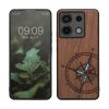 Kwmobile Кейс за Xiaomi Redmi Note 13 Pro 5G, Кафяв, Дървен/Силиконов, KWM000020MN003C