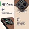 Kwmobile Кейс за Xiaomi Redmi Note 13 Pro 5G, Кафяв, Дървен/Силиконов, KWM000020MN003C
