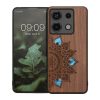 Kwmobile Кейс за Xiaomi Redmi Note 13 Pro 5G, Кафяв, Дървен/Силиконов, KWM000020MN004C