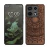Kwmobile Кейс за Xiaomi Redmi Note 13 Pro 5G, Кафяв, Дървен/Силиконов, KWM000020MN005C