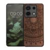 Kwmobile Кейс за Xiaomi Redmi Note 13 Pro 5G, Кафяв, Дървен/Силиконов, KWM000020MN005C