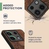 Kwmobile Кейс за Xiaomi Redmi Note 13 Pro 5G, Кафяв, Дървен/Силиконов, KWM000020MN005C