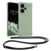 Kwmobile калъф с връзка за връзка за Xiaomi Redmi Note 13 Pro Plus 5G, светло зелен, силиконов, KWM000020ND004C