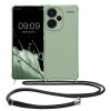 Kwmobile калъф с връзка за връзка за Xiaomi Redmi Note 13 Pro Plus 5G, светло зелен, силиконов, KWM000020ND004C