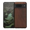Kwmobile калъф за Google Pixel 8, кафяв, дърво/силикон, KWM0000208X004C