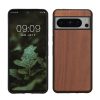 Kwmobile калъф за Google Pixel 8 Pro, кафяв, дърво/силикон, KWM0000208Y004C