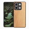 Kwmobile калъф за Xiaomi Redmi Note 13, кафяв, дърво/силикон, KWM000020LO002C