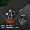 Kwmobile калъф с връзка за връзка за Xiaomi Redmi Note 13, черен, силиконов, KWM000020NC003C