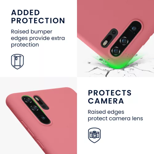 Kwmobile калъф за Huawei P30 Pro, тъмно розов, силиконов, KWM000009MI015C