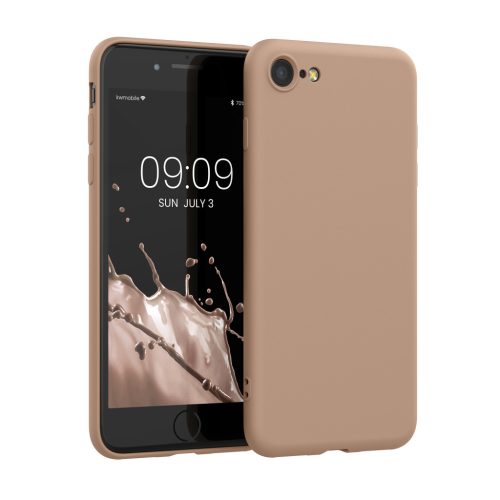 Kwmobile калъф за Apple iPhone SE (2022)/iPhone SE (2020)/iPhone 8, светло розов, силиконов, KWM000010IU096C