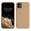 Kwmobile калъф за Apple iPhone 11, кремав, силиконов, KWM000010SX073C