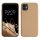 Kwmobile калъф за Apple iPhone 11, кремав, силиконов, KWM000010SX073C