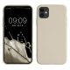 Kwmobile калъф за Apple iPhone 11, кремав, силиконов, KWM000010SX074C