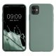 Kwmobile калъф за Apple iPhone 11, зелен, силиконов, KWM000010SX075C
