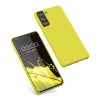 Kwmobile калъф за Samsung Galaxy S21, жълт, силиконов, KWM000012BT079C