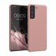 Kwmobile калъф за Samsung Galaxy S21, светло розов, силиконов, KWM000012BT080C