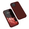 Kwmobile калъф за Apple iPhone 13 Mini, тъмночервен, силиконов, KWM000013OU058C
