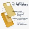 Kwmobile калъф за Apple iPhone 13 Mini, жълт, силиконов, KWM000013OU059C