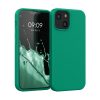 Kwmobile калъф за Apple iPhone 13 Mini, зелен, силиконов, KWM000013OU060C