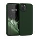Kwmobile калъф за Apple iPhone 13, тъмнозелен, силиконов, KWM000013OV096C