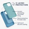 Kwmobile калъф за Apple iPhone 13, син, силиконов, KWM000013OV098C