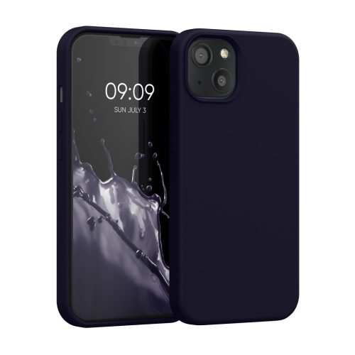 Kwmobile калъф за Apple iPhone 13, тъмносин, силиконов, KWM000013OV100C