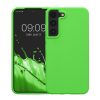 Kwmobile калъф за Samsung Galaxy S22, зелен, силиконов, KWM000014GR073C