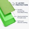 Kwmobile калъф за Samsung Galaxy S22, зелен, силиконов, KWM000014GR073C