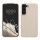 Kwmobile калъф за Samsung Galaxy S22, кремав, силиконов, KWM000014GR076C